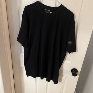 Men’s novo black label Canada goose t shirt